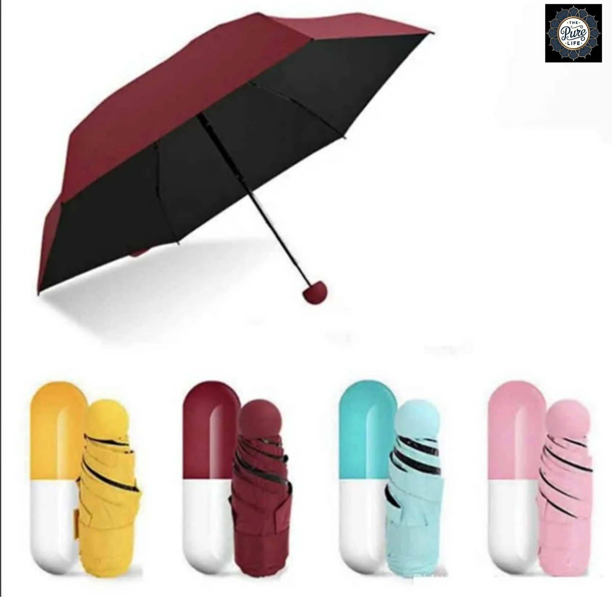 Capsule Umbrella - পকেট ছাতার মতো হালকা ও কমপ্যাক্ট | Capsule Umbrella for Travel & Daily Use