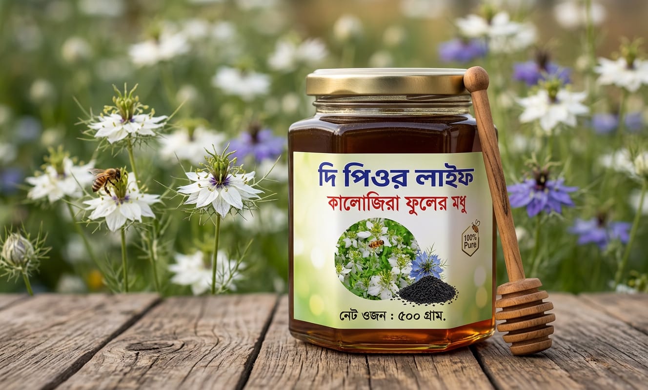 Kalojira Flower Honey 500g | 100% Pure Black Seed Honey